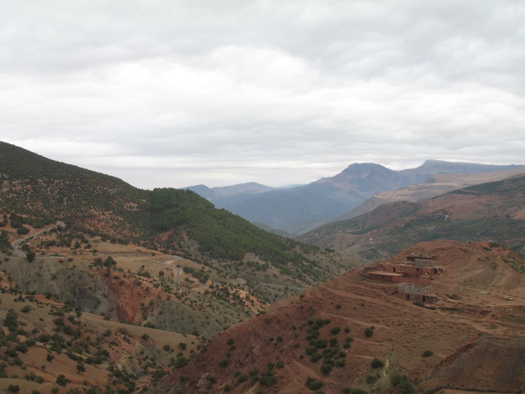 The Atlas mountains - Quite a view to wake up to